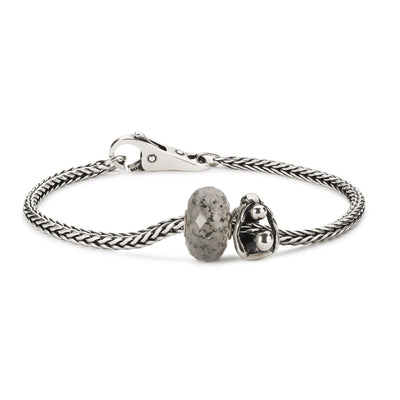 Természetes Szürke Kvarc Bead