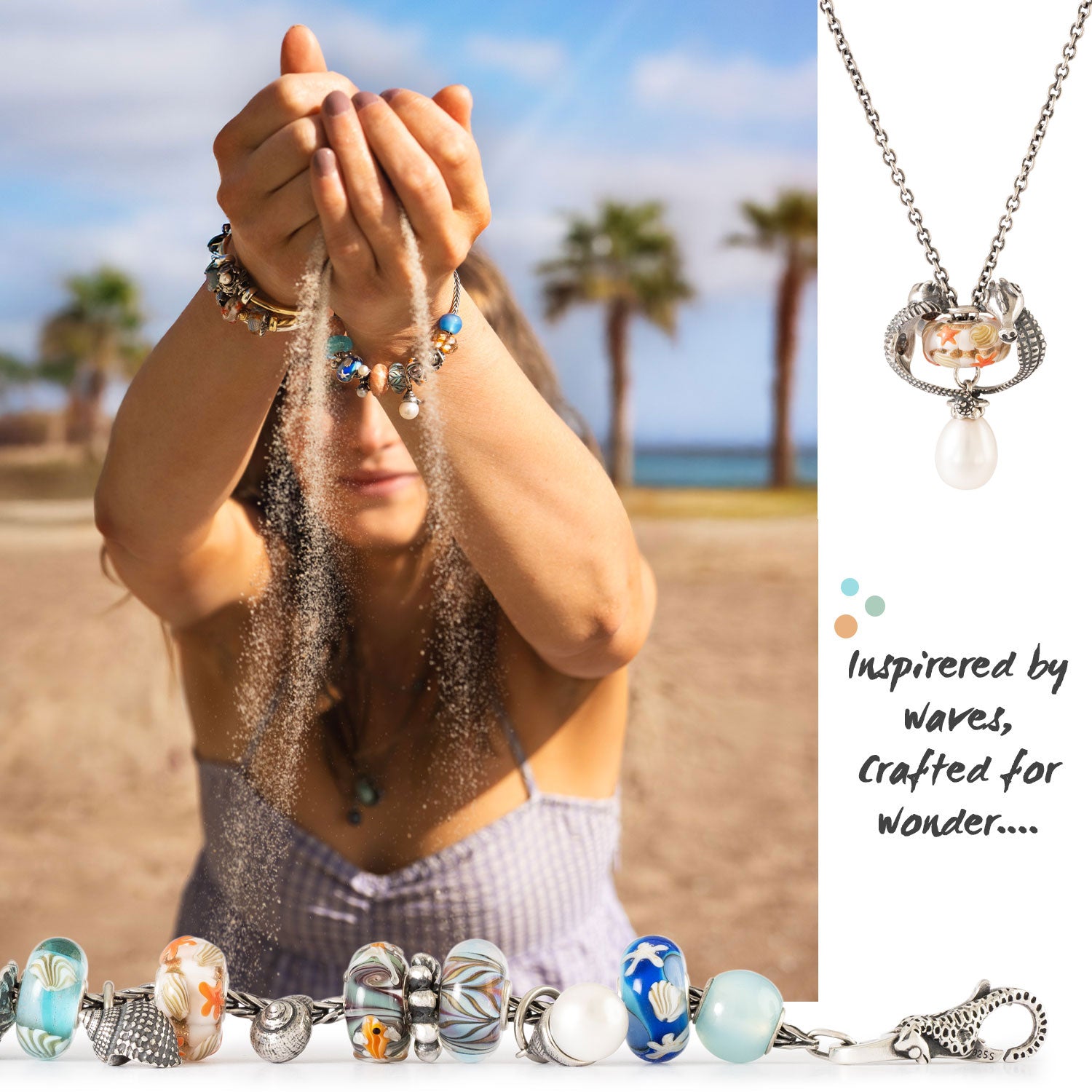 Tides of Treasure hotspot image with summer collection inspired by the sea