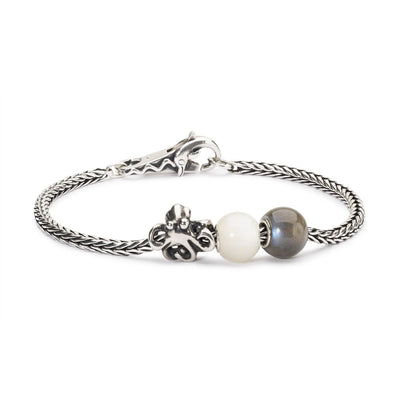 Kerek Fehér Holdkő Bead - Trollbeads Ékszerek Magyarország