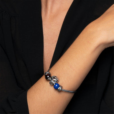 Kerek Fekete Onyx Bead - Trollbeads Ékszerek Magyarország