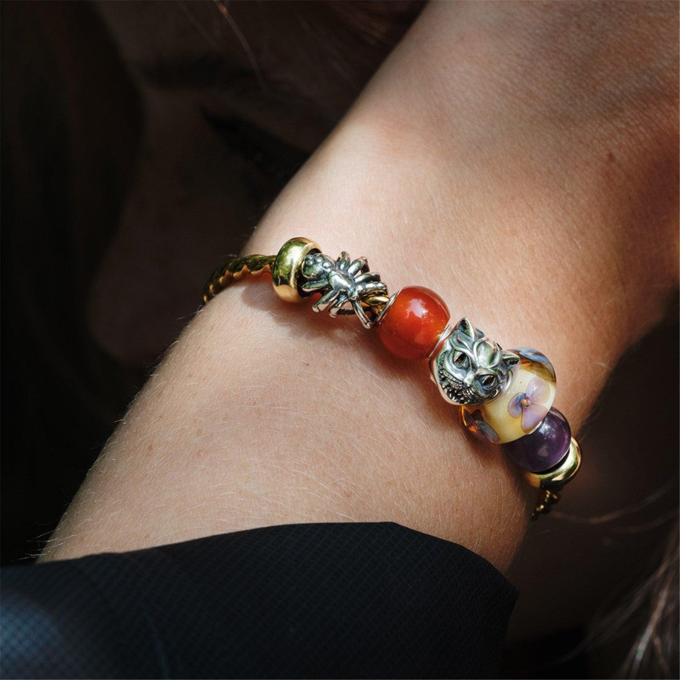 Rémisztő Macska Bead - Trollbeads Ékszerek Magyarország