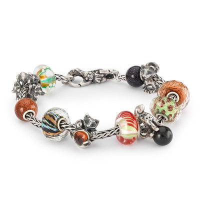 Kerek Kék Aranykő Bead - Trollbeads Ékszerek Magyarország