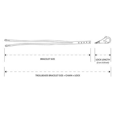 Bőr karkötő sárga/pink - Trollbeads Ékszerek Magyarország