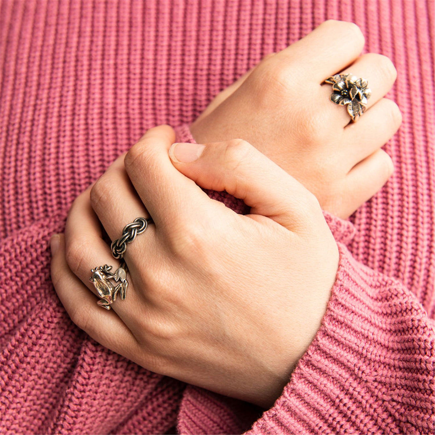 Savoy csomó gyűrű