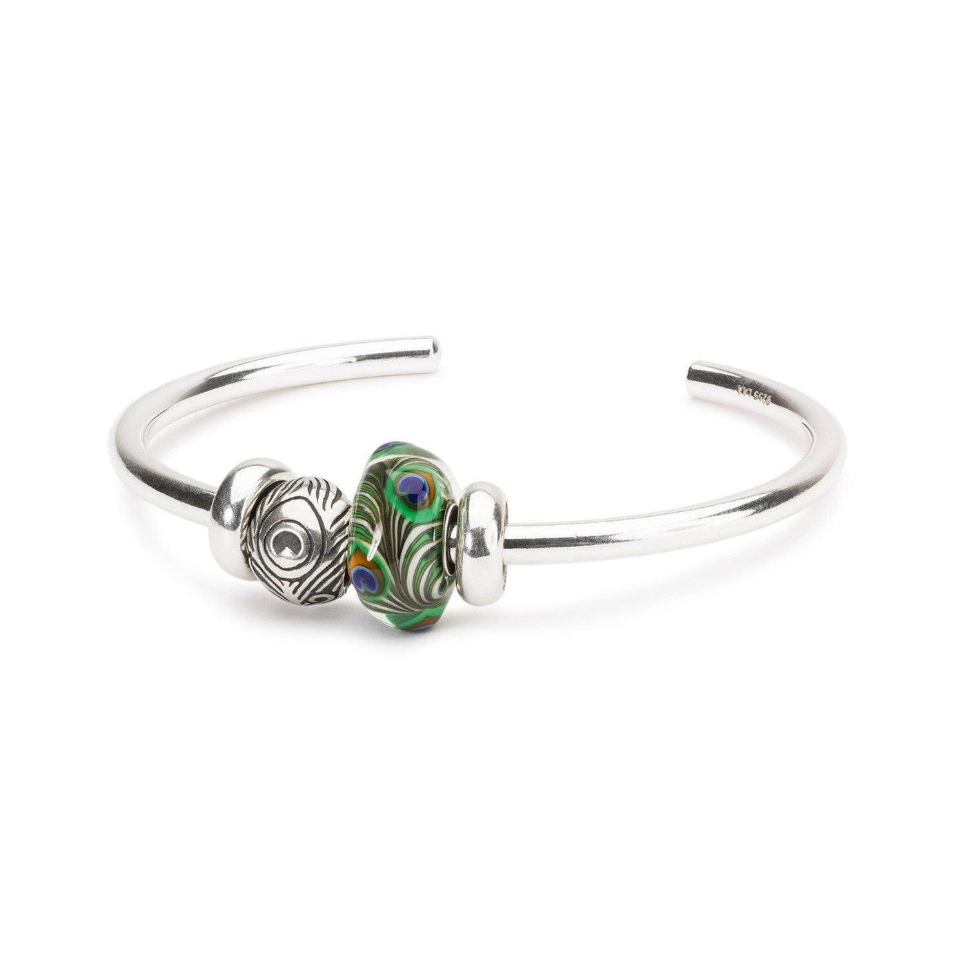 Prehnit Kő Páva Bead - Trollbeads Ékszerek Magyarország