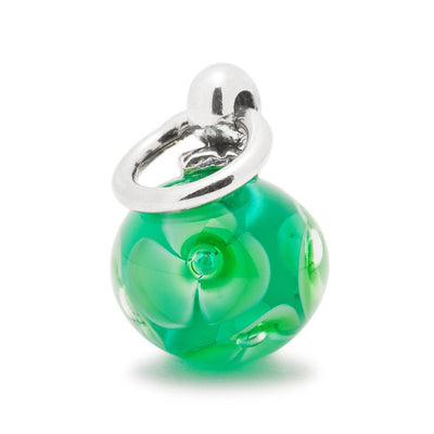 Zöld Virág Bojt Medál - Trollbeads Ékszerek Magyarország